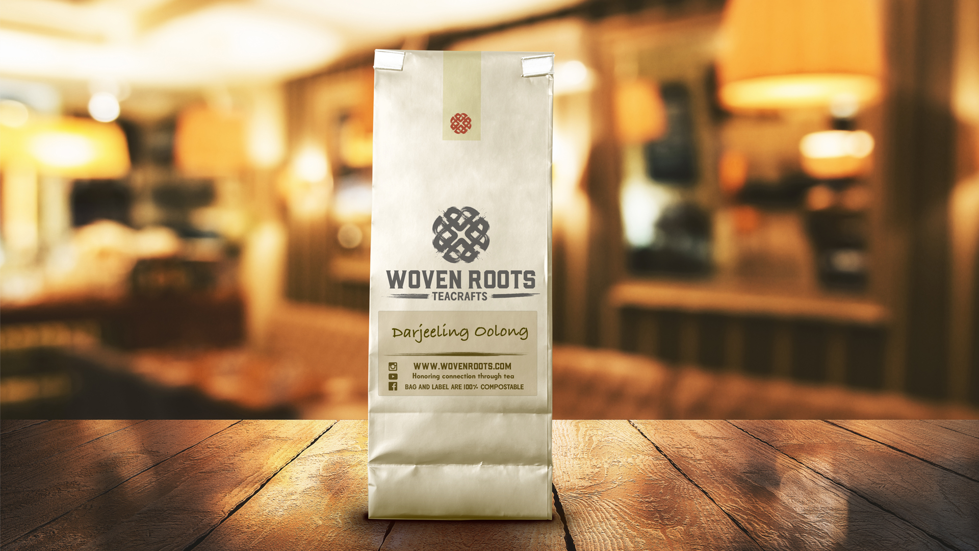 Woven Roots Tea Packaging